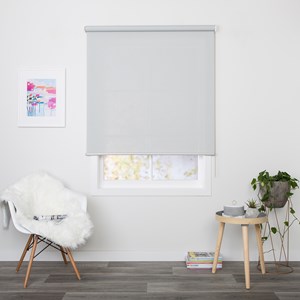 Madison White Grey - Readymade Sunscreen Roller Blind